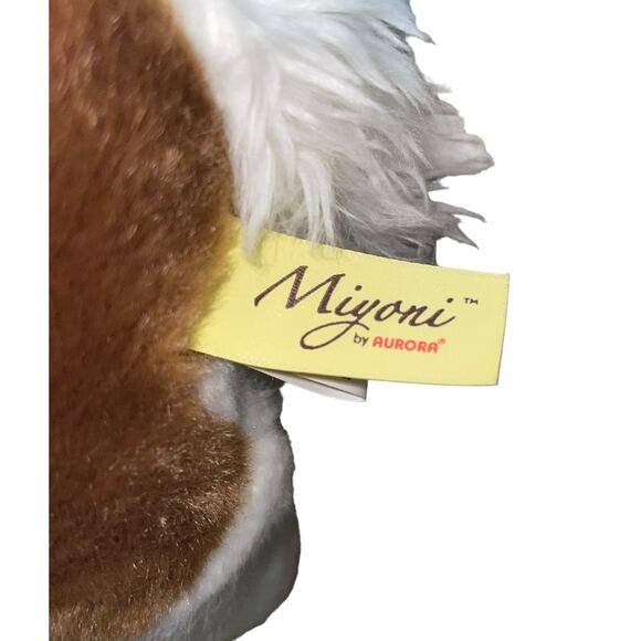 Aurora Miyoni 11" Plush Horse Pony Foal Pinto Stuffed Animal Nursery Shower Gift - Picture 10 of 12